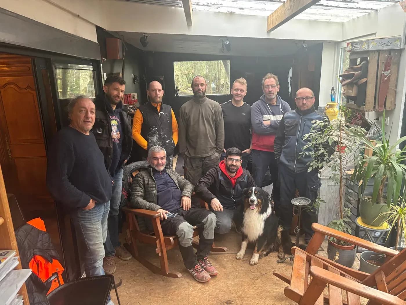 Les artisans de NOEM réunis dans l’atelier